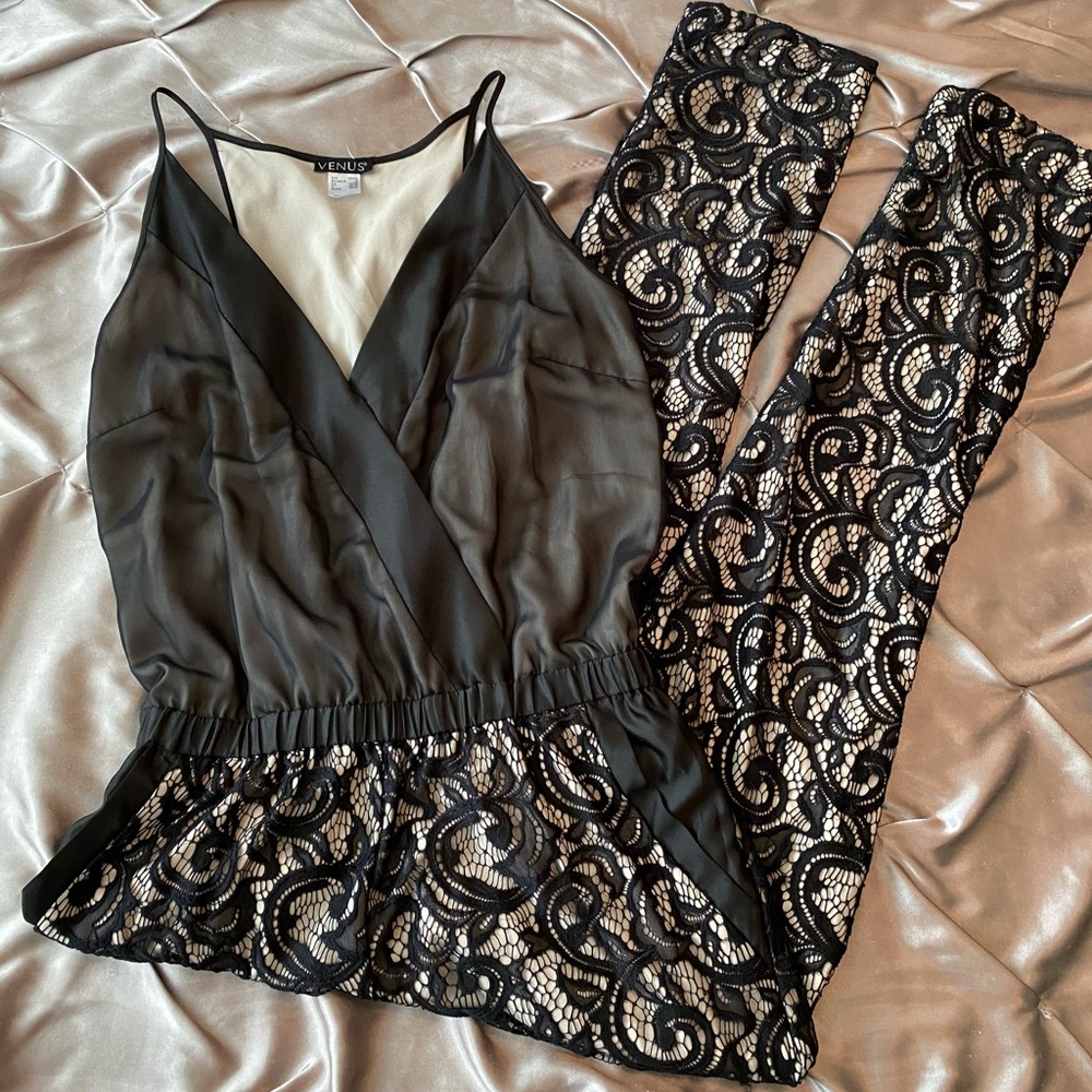 Women’s size medium lace jumpsuit